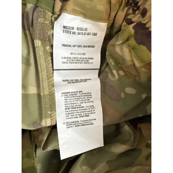 GEN III Level 5 SR US Army Cold Weather Trousers Suspender size Medium - Picture 4 of 4